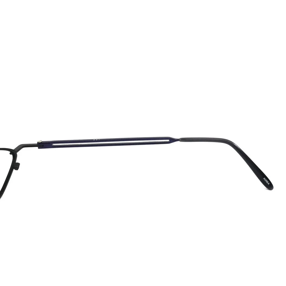 ogi Eyeglasses Frames 9006 COL. 501 Black Purple Oval Wire Rim 43-20-140
